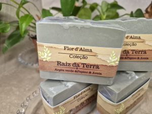 Sabonete Artesanal de Argila Verde & Pepino & Aveia