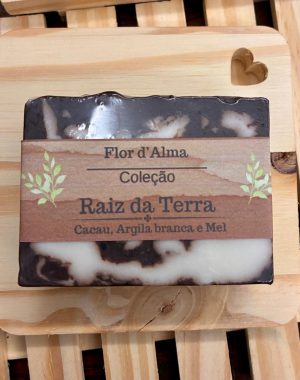Sabonete de Argila Branca, Cacau e Mel