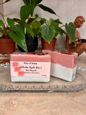 Sabonete de Dolomita, Argila Rosa & Rosa Mosqueta